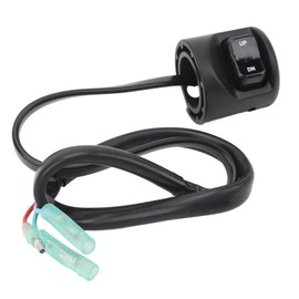 Diydeg Trim Tilt Switch, Push Button, Black, Manual, 1 Count, Replaces 6X4-82563-00-00, 66X4-82563-01, Fits F115XB F115LB F115JB VF115LA, F70LA Outboard Motor