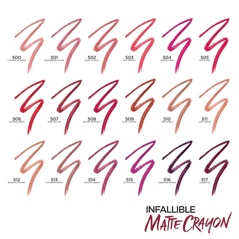 Infallible L'Oreal Paris Infallible Matte Lip Crayon (NO FIG DEAL