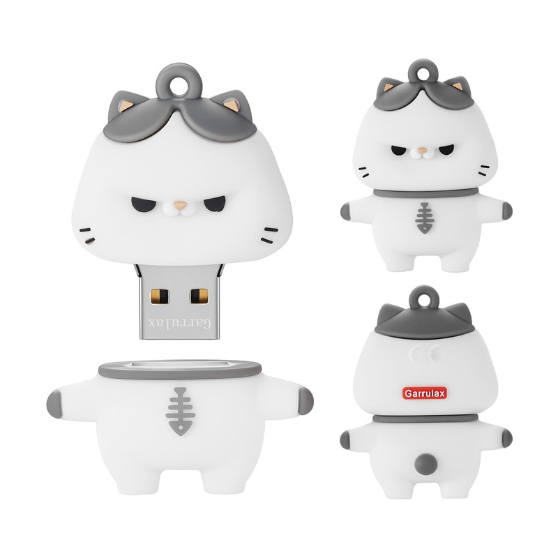 GARRULAX USB Flash Drives, 16GB/32GB/64GB/128GB Silicone USB2.0 High Speed Thumb