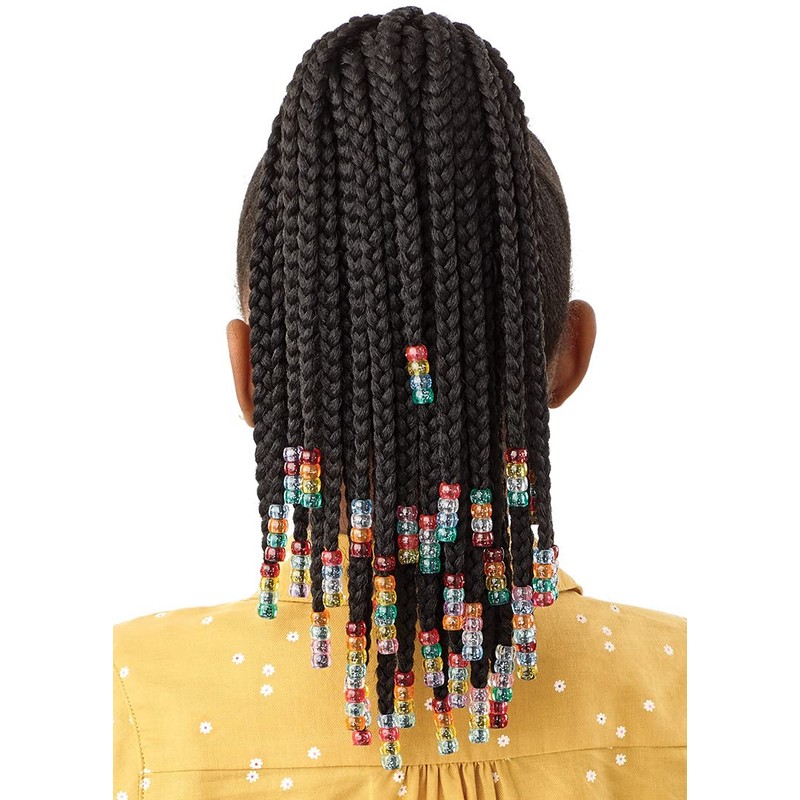 Outre Lil Looks Drawstring Ponytail - BEADED BOX BRAIDS 12"