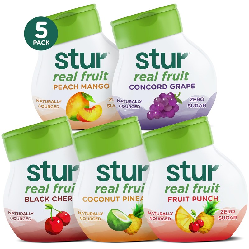 Stur Liquid Water Enhancer | Summer Variety Pack | Naturally