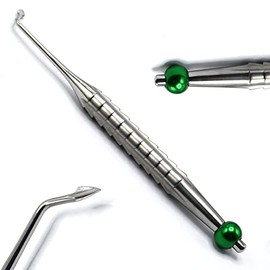 MuskalMed New Sharpened Spade Root Proximator Right Angled PDL Dental Elevator Stainless Steel Polish Instruments ELV-04