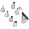 7Pcs 35mm Heat Gun Nozzle Set Stainless Steel Hot Air
