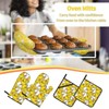 Cute Yellow Duck Oven Mitts and Pot Holders Set of