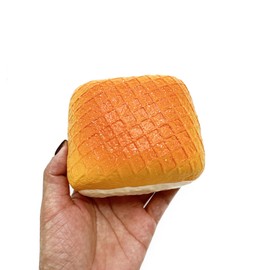 Kiibru Slow Rising Egg Roll, 4.3 inches (11 cm), Jumbo, Fluffy, Food Toy, Decompression Goods, Festival, Christmas, Birthday Gift, Festival Prize (Bread)