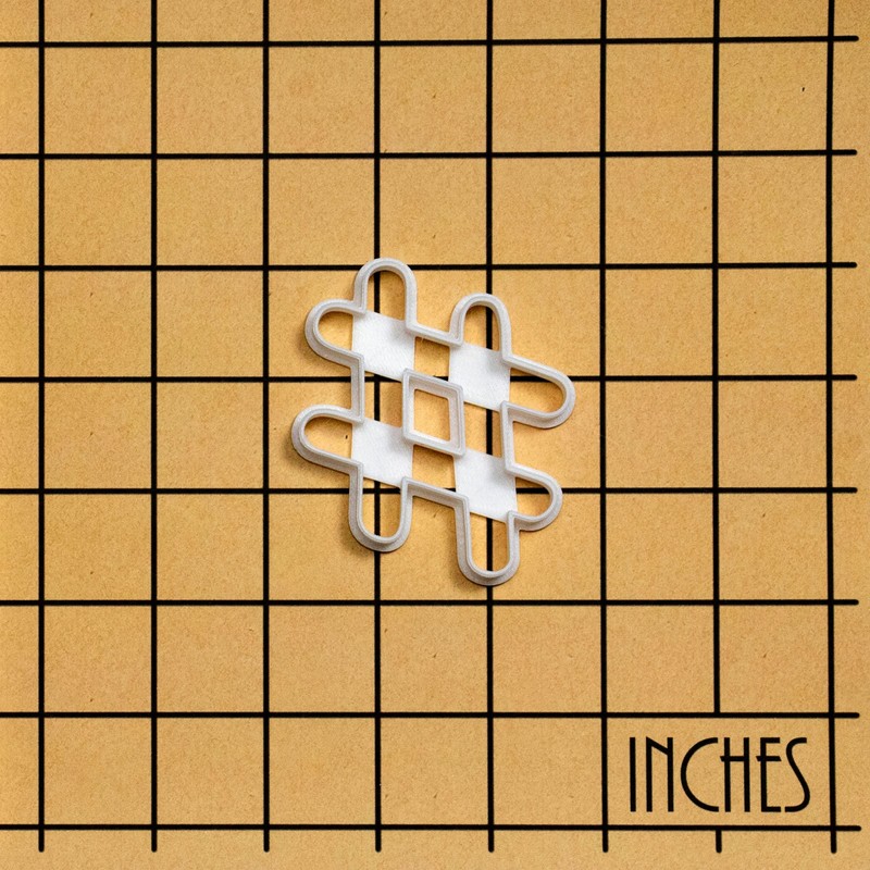 Hashtag Cookie Cutter, 1 Piece. Bakerlogy