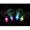 Flashing Panda Blinking Toy Pacifier Necklace (4 pieces)