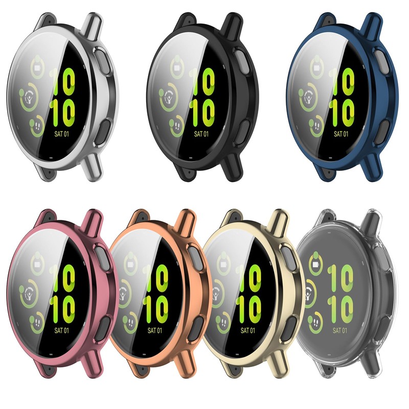 LOKEKE Compatible with Garmin Vivoactive 5 Protective Case Cover, Full