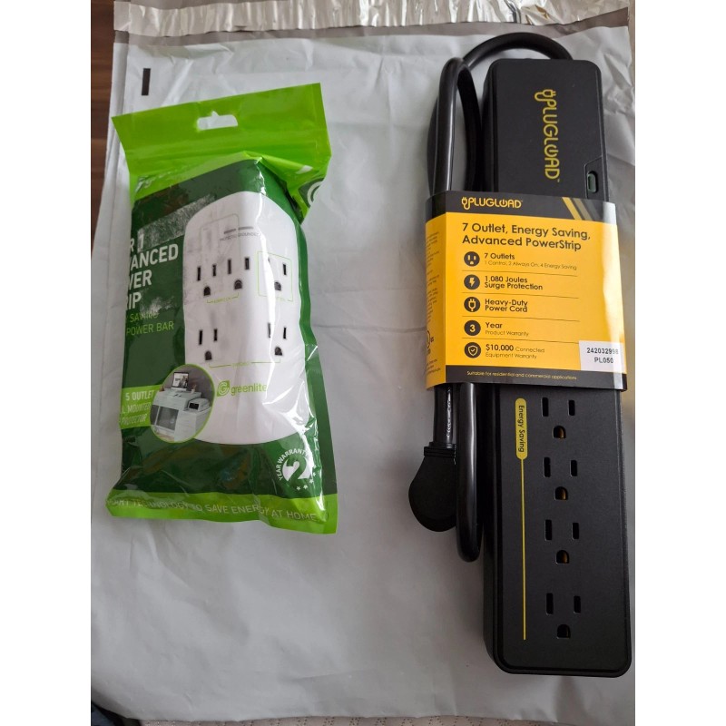 greenlite LOT OF Surge Protector 5 outlet + Energy Saving
