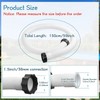 1.5in Diameter 59in Long Accessory Pool Pump Replacement Hose Filter