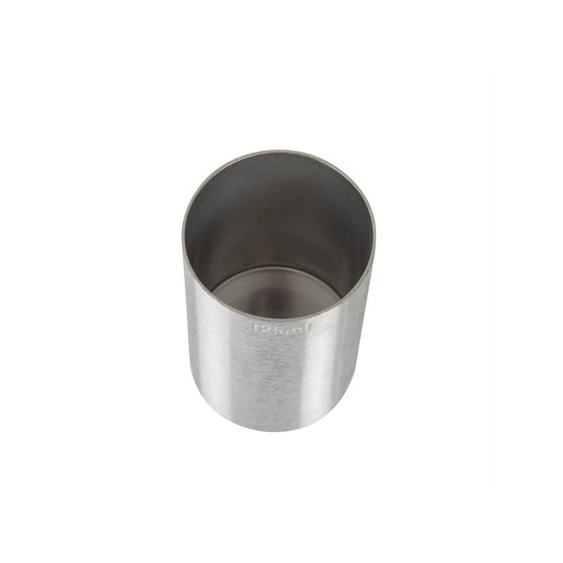 Beaumont Thimble Measure Stainless Steel Bar 125ml Clubs Wine Spirit