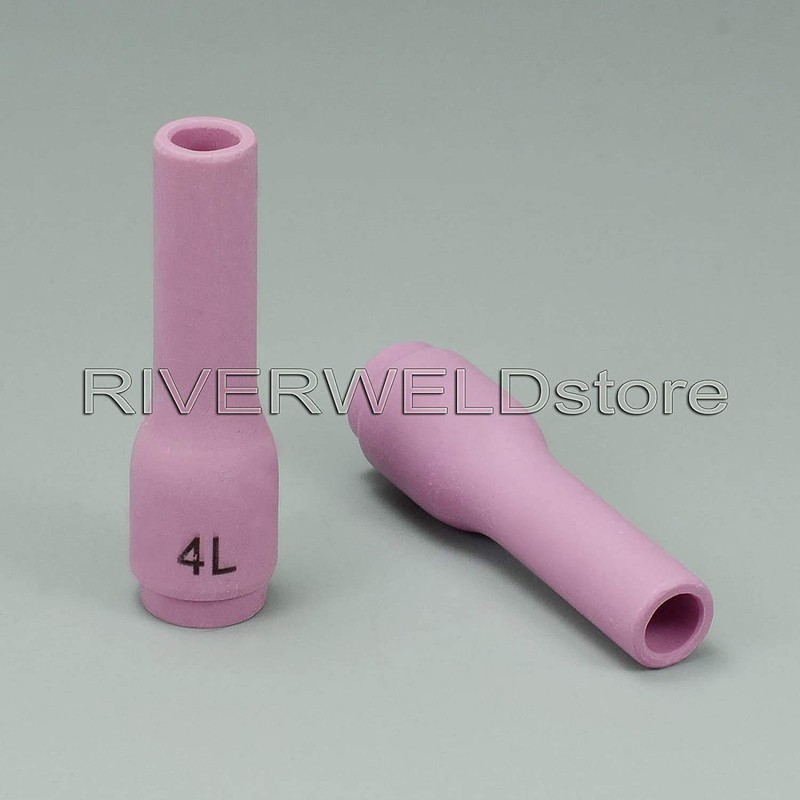 RIVERWELD TIG Alumina Nozzles Ceramic Cups Long 796F71 4L# 1/4"