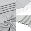 RIIQIICHY Grey Pashmina Shawls and Wraps for Women Wedding Ladies