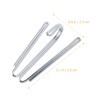 iplusmile Pack of 50 Curtain Hooks, Heavy Duty Clothes Rack,