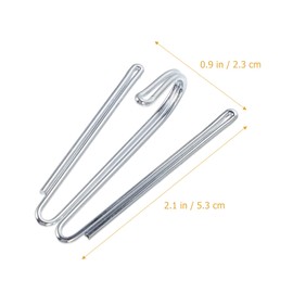 iplusmile Pack of 50 Curtain Hooks, Heavy Duty Clothes Rack, 4-Prong Pinch Pleat Hook Clips, Shower Curtain Hooks for Door Curtains, Folding Hooks with 4 Prongs Connection, Stainless Steel