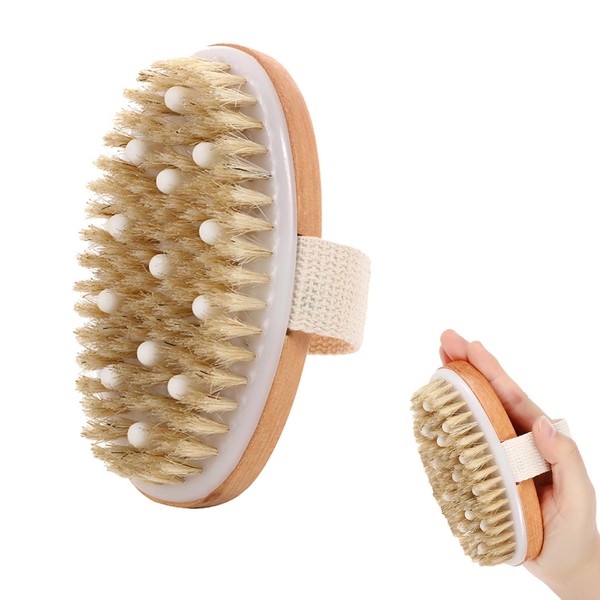 Dry Brush Skin, Body Brush, Exfoliating Brush, Lymphatic Drainage Cellulite