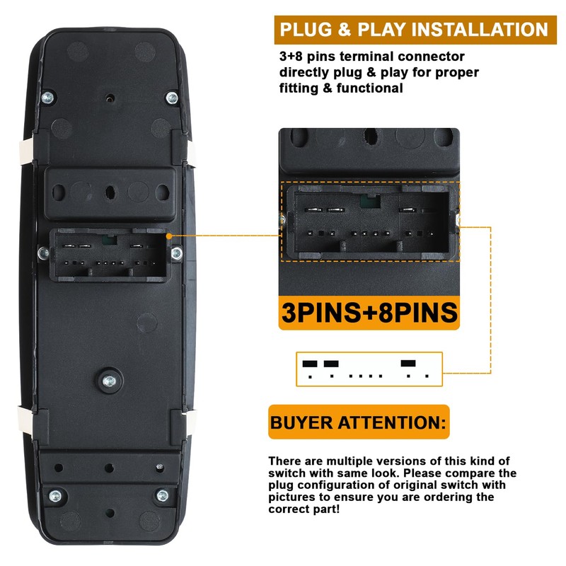 Master Power Window Switch for 2011 2012 Chrysler 300 CS,