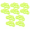 10Pcs Finger Exerciser 6.6LB Green Soft Flexible Silicone Portable Skin