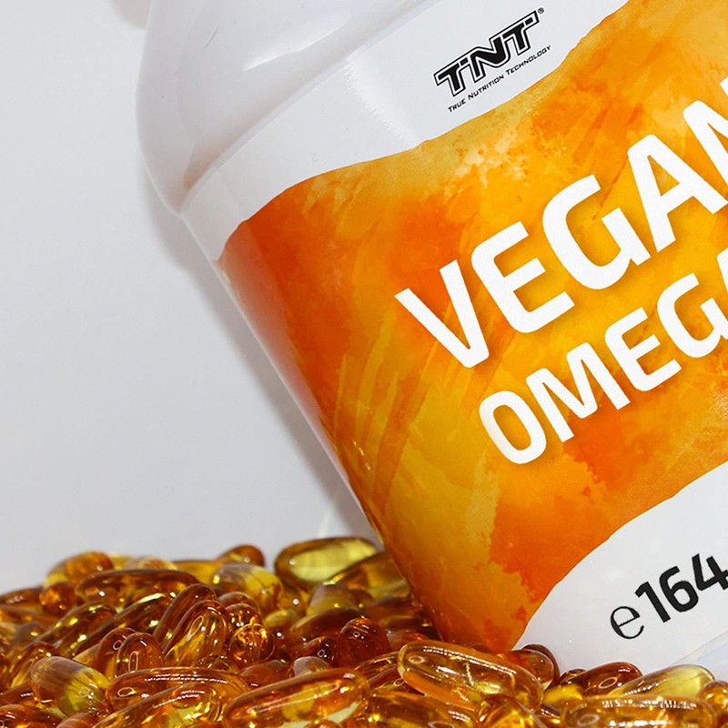 TNT Vegan Omega 3 Capsules High Dose (120 Capsules) •