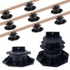 10 Pack Adjustable Plastic Pedestal Paver,Floor Slate Support Floor Lift,Deck