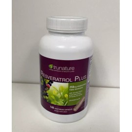 Trunature Resveratrol Plus, 140 Vegetarian Capsules  Antioxidant Health Support