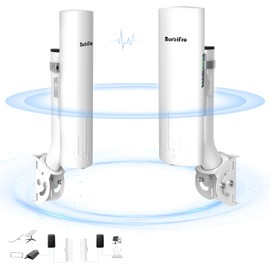Outdoor IP65 Waterproof Point to Point Internet Wireless Long Range Transmission for Starlink Gen 3 Router, Starlink WiFi Extender, 5.8GHz 3KM 1000Mbps with 18dBi High Gain Antenna, 2 Pack