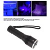 365nm UV Blacklight Flashlight USB Rechargeable Black Light Flashlight Pet