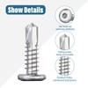 Wavanta 40 Pcs M5.5 x 25mm Self Tapping Screws, 410