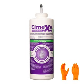 Rockwell Labs - CXID032 - Cimexa Dust - Insecticide - 4 oz | Premium USA Supply Gloves for Safe Eradication | USA Supply Pest ID Card
