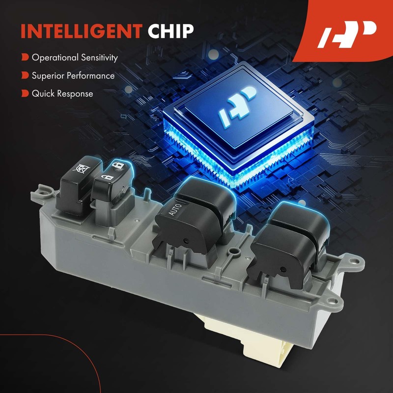 A-Premium Master Power Window Switch Compatible with Toyota Camry 2007-2017,