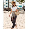QIANXIZHAN Women's Harem Pants, High Waist Yoga Boho Trousers with