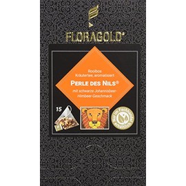 FLORAGOLD Pyramid Bag Red Bush Tea Pearl of the Nile, Pack of 1 (1 x 45 g)
