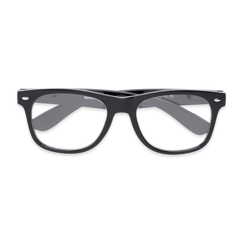 Readers.com Reading Glasses: The Dean Reader, Plastic Retro Square Style