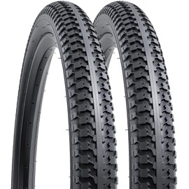 2-PCS 24" Bike Tires 24x2.125 57-507| Durable, Fast, Folable Tires for Gravel, Cruiser, Hybrid Road Bicycle Tires 24 x 2.125 (Y-1448)