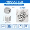PATIKIL M5 Knurled Thumb Nuts, 25pcs Nickel Plated Female Thread