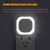 YUNLEX 2 Pack Plug in Dimmable Night Light, Auto Dusk