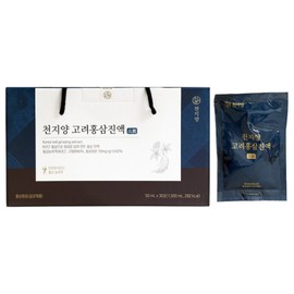 Cheonjiyang 천지양 6년근 고려홍삼진액 50ml x 30개입 1개 / 써클 Cheonjiyang 6-Year-Old Korean Red Ginseng Extract 50ml x 30 Packs 1 Piece / Circle