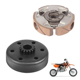 Clutch Pad+Flywheel Basket complete fits for ktm 50 Dirt bikes compatible with 50 Junior Senior Mini SX Pro JR SR LC 2002-2008 Mini Adventure Supermoto Replace OE # 45232000244