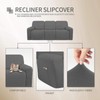 Easy-Going 8 Pieces Microfiber Stretch Sectional Recliner Sofa Slipcover Soft