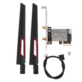 QCNFA765 WiFi 6E Card 6000Mbps 2.4G 5G 6G Bluetooth 5.2 PCIEx1 Wireless Network Card Adapter for Win 10 11