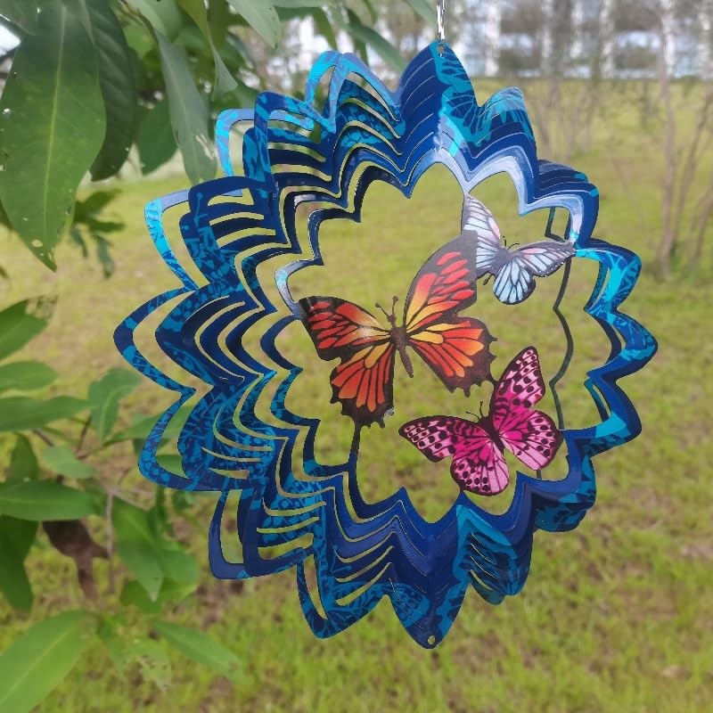 Lylence - Spinner de viento de mariposa 3D - Spinners