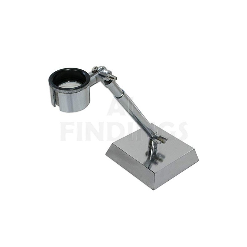 loupe magnifying eyeglass swivel adjustable head heavy base watchmakers tool