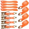 Unbranded 4x Ratchet Tie Down Straps 2" x 13 J-Hook