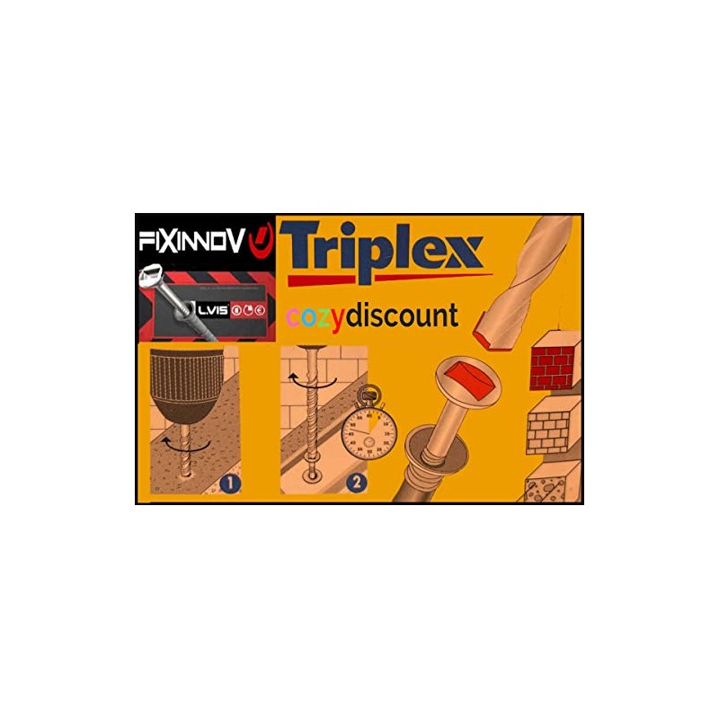 Triplex Impact Dowels - Extremely Quick Installation with Just the