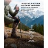 Dos Bastones de Senderismo Gadnic Especial Trekking Antishock Color Negro
