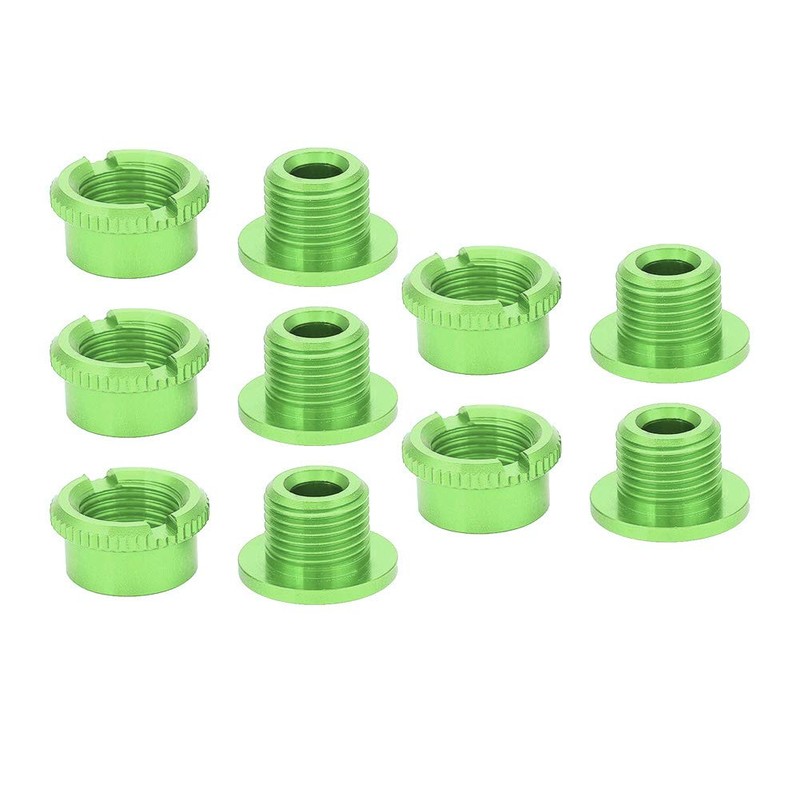 Crank Bolts Aluminum Alloy Crankset Single Chainring Bolts and Nuts