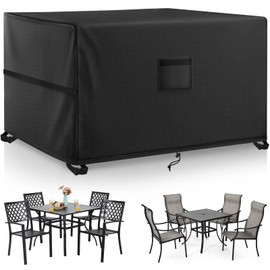 Kovshuiwe Cover for garden furniture, protective cover garden furniture, garden furniture cover, tarpaulin garden furniture, heavy duty 420D Oxford fabric, waterproof, protective cover for garden