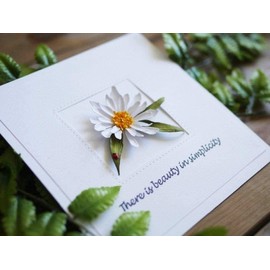 Daisy Cutting Dies for Card Making, Cutting Dies Stencils for DIY Scrapbooking Photo Album Decorative Embossing Paper Cutting Dies for Card Making Template + Cute Brooch Cutting Dies