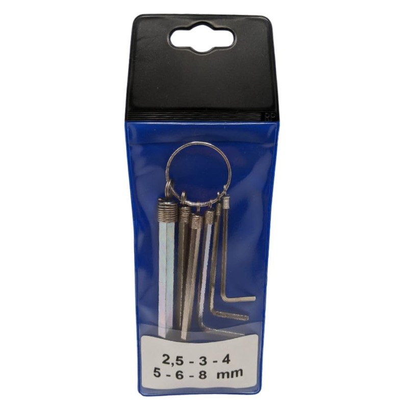 ARNDT Germany Security Hex Key Set 2.5mm-8mm (6PCS) | Double