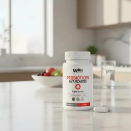 Paquete de 3 Probióticos Avanzados Laboratorios Wöhl Cápsulas Enzimas Digestivas Sin Sabor